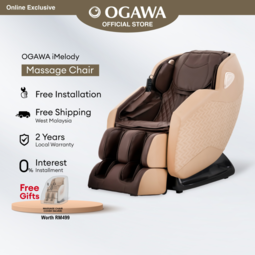 [Apply Code: 2GT20] Ogawa iMelody Massage Chair - Espresso Free Massage Chair Cover [Free Shipping WM]*
